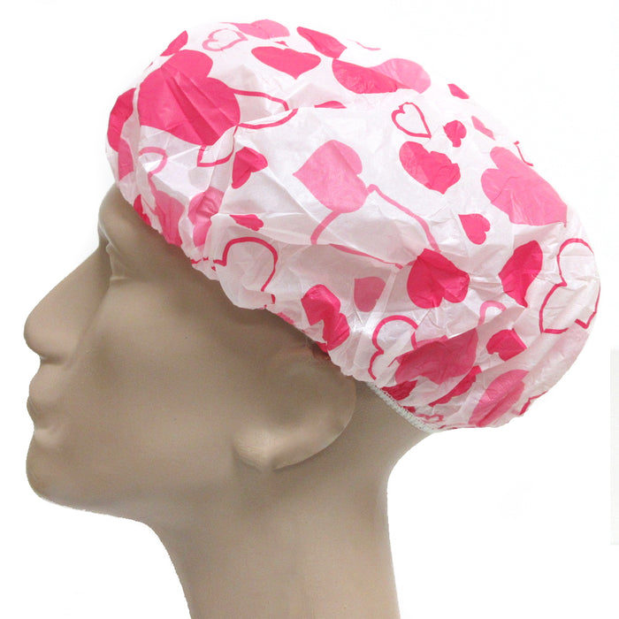 12 Pack Shower Cap Women Bath Hat Waterproof Elastic Band Protects Hair Home Lot