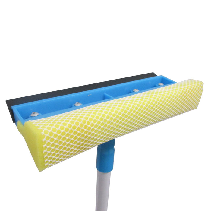 Car Window Squeegee Extendable Long Handle Washer Scrubber Cleaner Wiper Brush