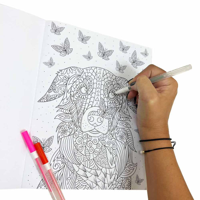 4 Pack Adult Coloring Book Relax Mindfulness Anti-stress Soothe Anxiety Relief
