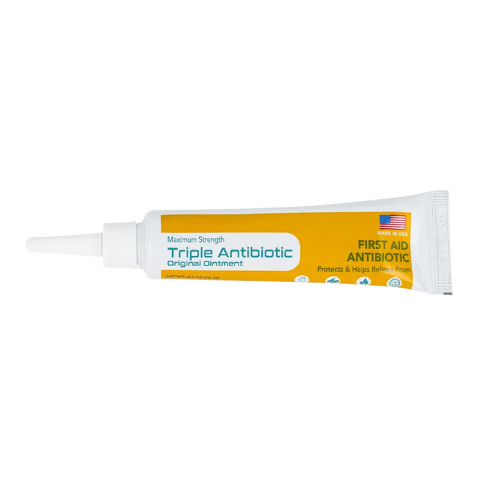 2 Maximum Strength Triple Antibiotic Ointment Pain Relief First Aid USA Made