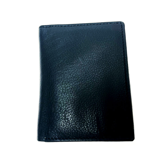 Leather Wallet Police Star Shield Id Badge Holder Sherrif Officer Police Black !