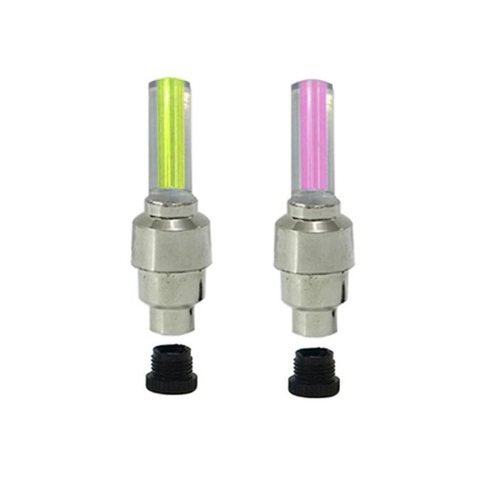 2 Bike Wheel Lights Brighter Visible Fun Colors Style Safety Cycling Tire Lights
