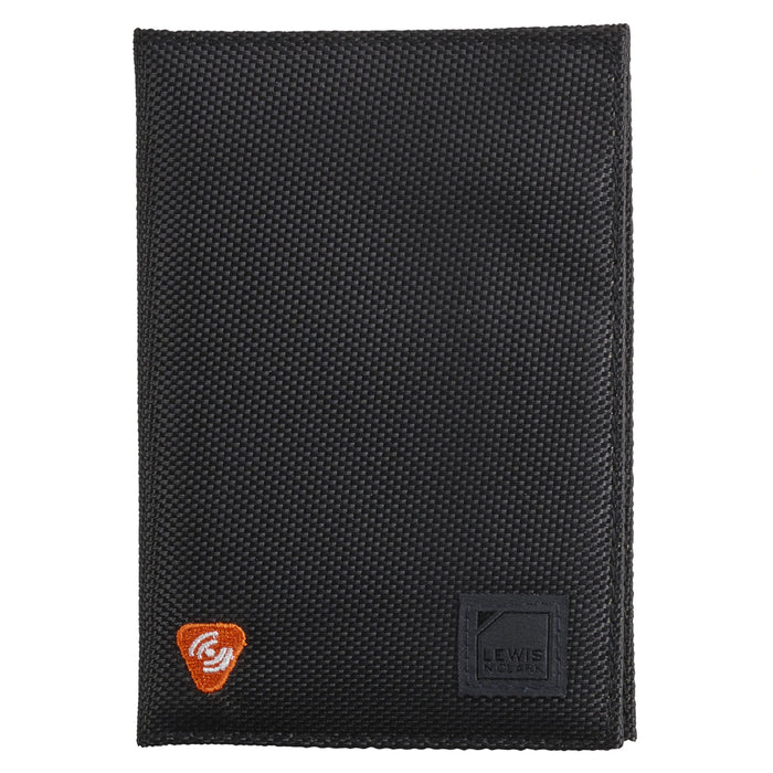 Travel RFID-Blocking Passport Holder Cover Case Black Slim Design Lewis N. Clark