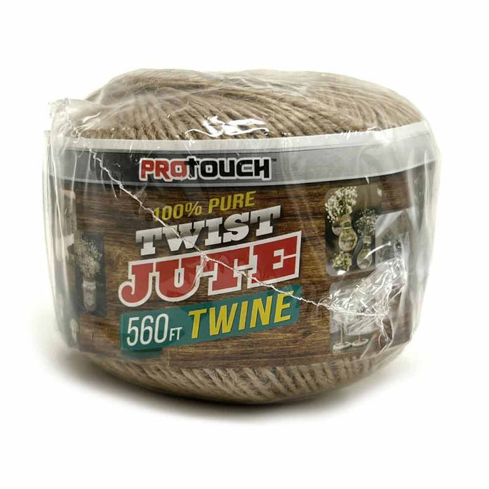 560 Feet Natural Jute Twine String Rope Roll Ball Refill Hobby Craft Scrapbook