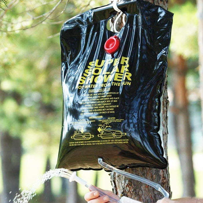 Camping Shower Bag 5 Gal/20L Solar Heating Portable Shower Camp Hiking Traveling