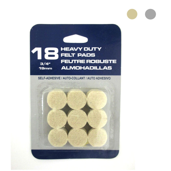 108 Pc Self Adhesive Felt Protectors Pads Furniture Floor Round Chair Sofa Table