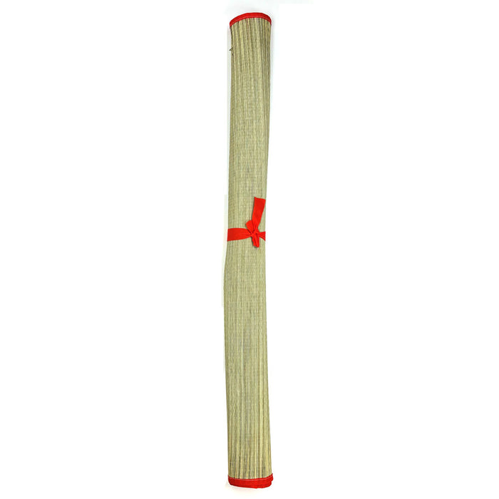 Straw Beach Mats Large 69.5" x 23.75" Yoga Pool Sand Outdoor Bamboo Picnic Patio