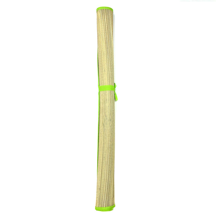 Straw Beach Mats Large 69.5" x 23.75" Yoga Pool Sand Outdoor Bamboo Picnic Patio