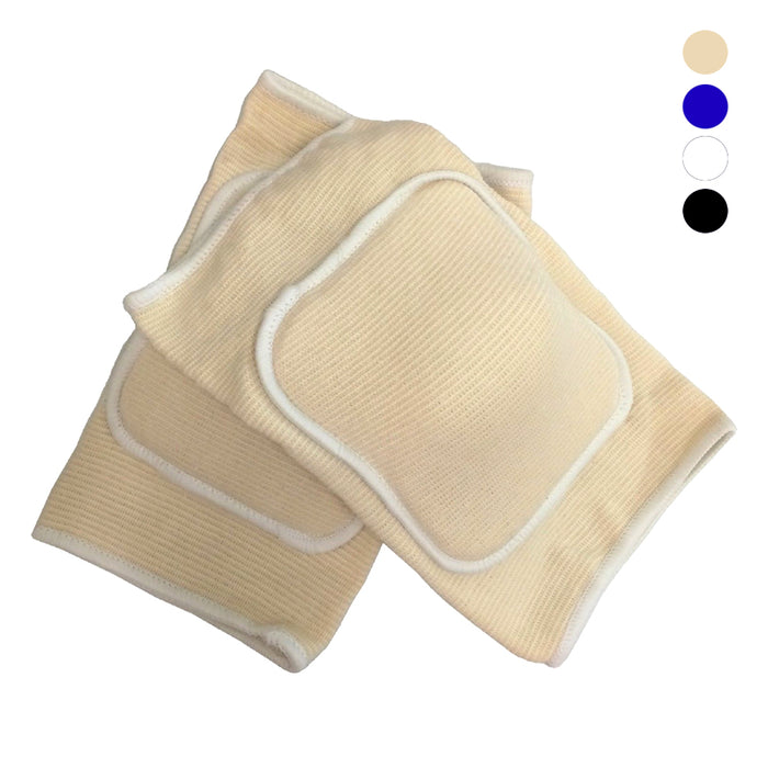 1 Pair Sports Knee Pads Volleyball Basketball Elastic Sleeve Compression Support