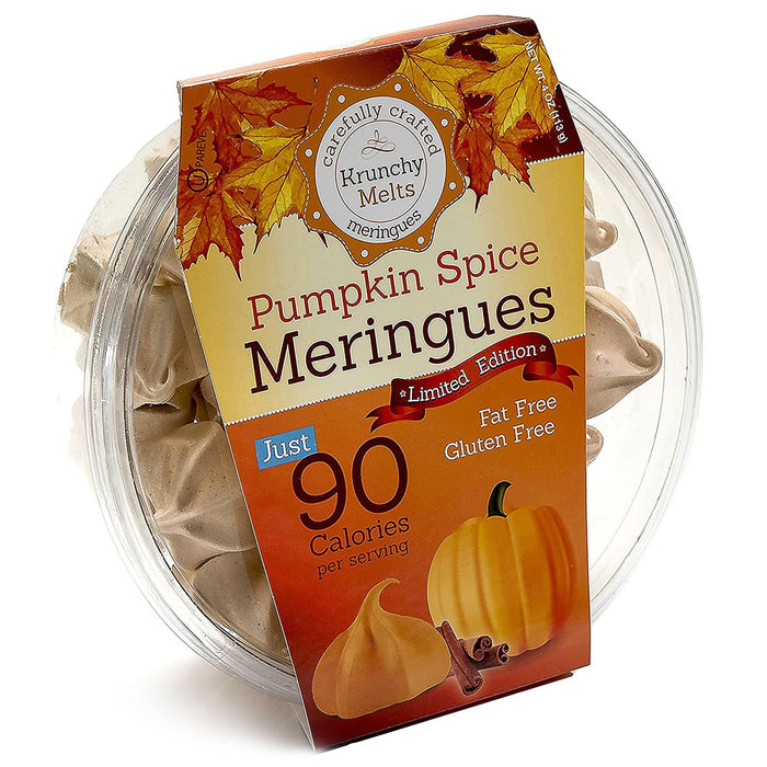 3 Boxes Pumpkin Spice Meringue Cookies Gluten Low Calorie Sweet Holiday Snack