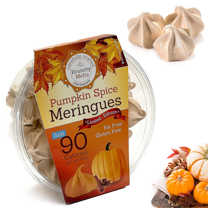 Pumpkin Spice Meringue Cookies Gluten Fat Free Sweet Treat Holiday Kosher Snack