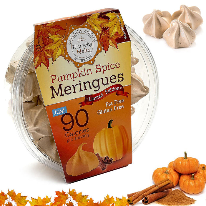 Pumpkin Spice Meringue Cookies Gluten Fat Free Sweet Treat Holiday Kosher Snack
