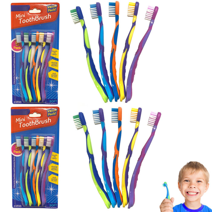 10 Pc Kids Toothbrush Toddler Oral Care Fun Cleaning Teeth Brush Soft Bristles