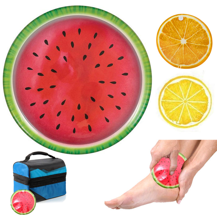 4 Packs Reusable Ice Gel Pack Cooler Lunch Box Pediatric Cold Therapy Kids Care