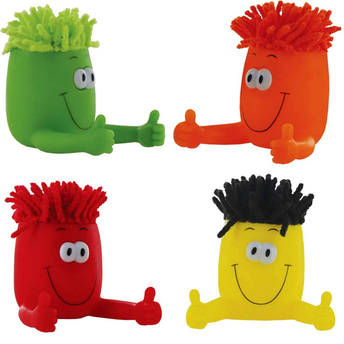 2 PC Cell Phone Stand Mop Topper Squeeze Stress Reliever Universal Mobile Holder
