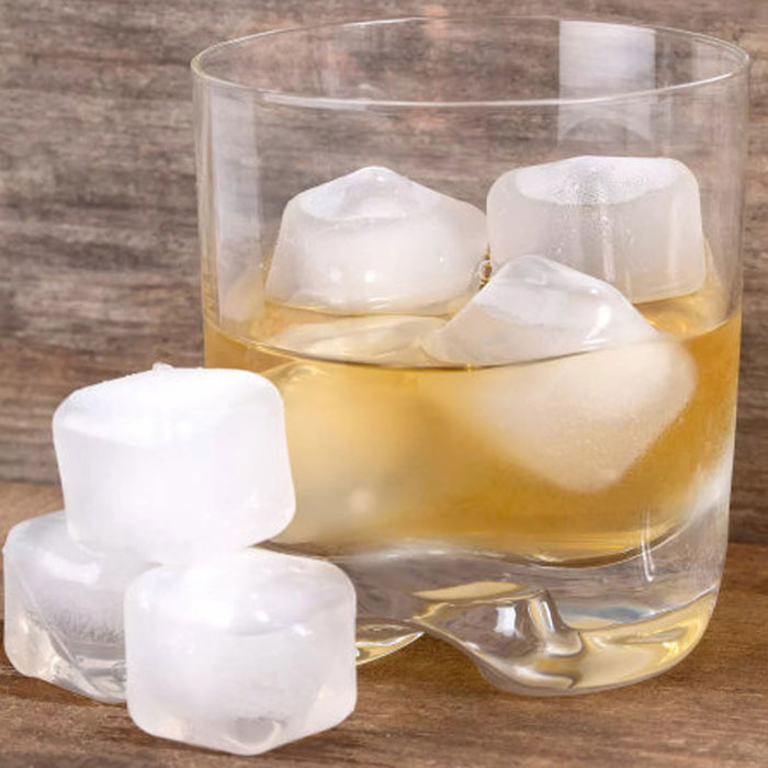 30 Pc Kikkerland Reusable Ice Cubes Plastic Refreezable Cold Drinks Bar Parties