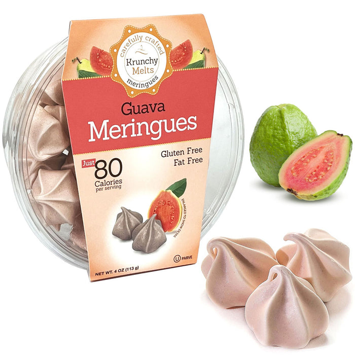 2 Pk Guava Meringues Cookies Crunchy Melt Treat Gluten Free Fat Free 80 Calories