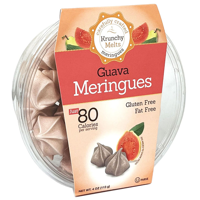 2 Pk Guava Meringues Cookies Crunchy Melt Treat Gluten Free Fat Free 80 Calories