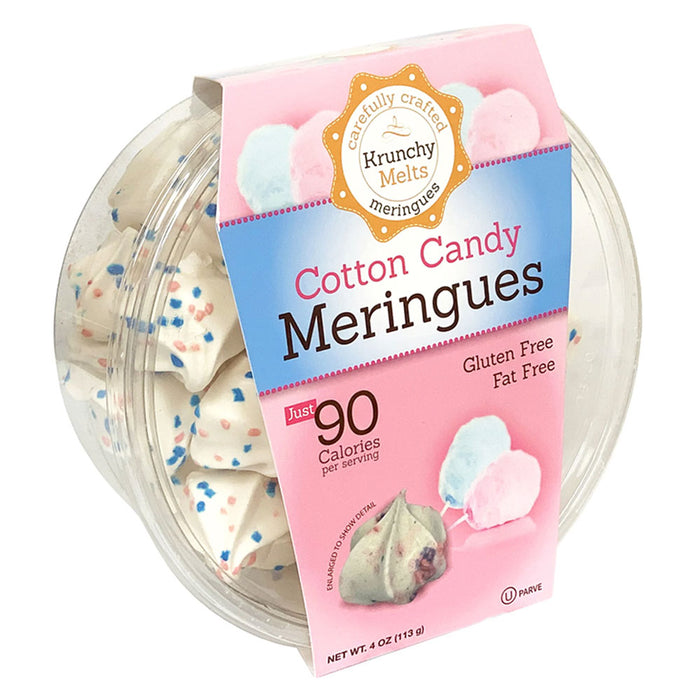 Cotton Candy Meringues Cookies Gluten Fat Free 90 Calorie Kosher Snack Treats