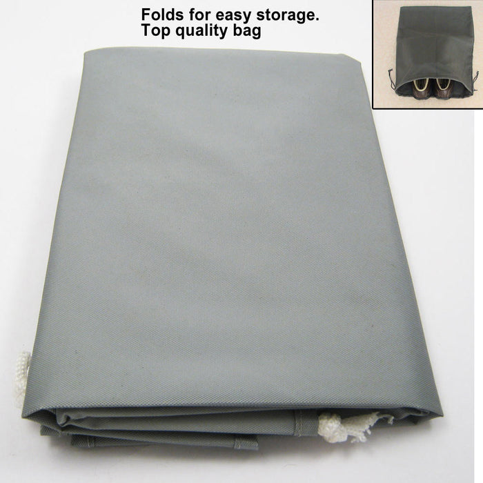 3Pc Waterproof Laundry Bag Heavy Duty Shoe Bags Sized Drawstring Nylon College