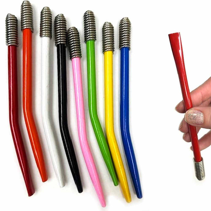 24 Metal Straw Bombilla Herbal Tea Yerba Mate Terere Gourd Drinking Filter Straw