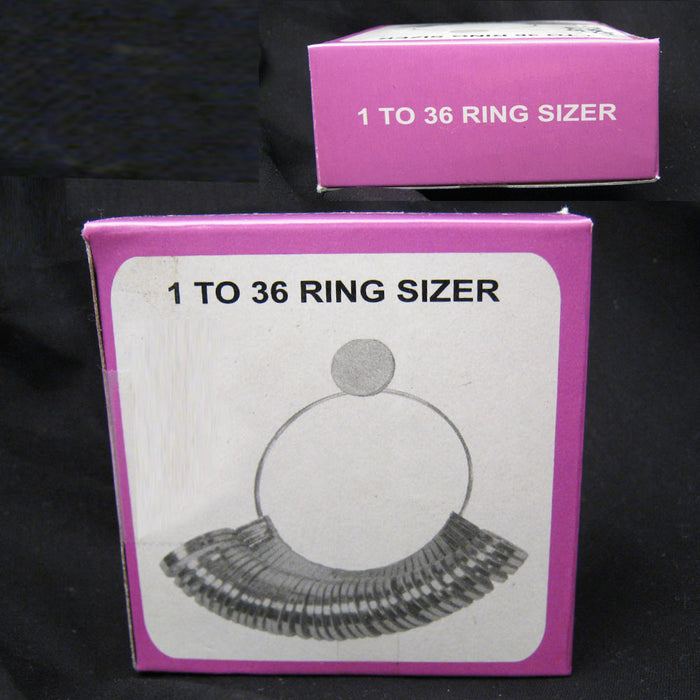 Ring Sizer Gauge Jewelers Finger Sizing Jewelry Tool 1 To 36 Measuring Tool Us !