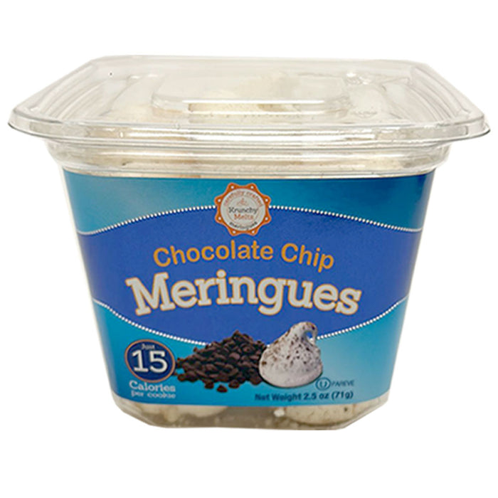 4 Pk Chocolate Chip Flavor Meringues Cookies Gluten Fat Free 90 Calories Treats