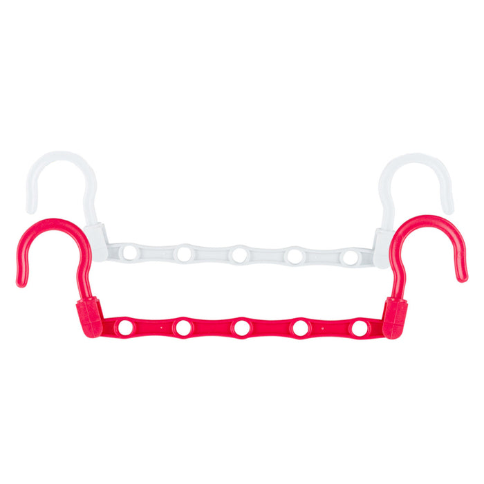 8x Hangers Space Saving Clothes Closet Rack Organizer Hook Saver Fold Seen On TV
