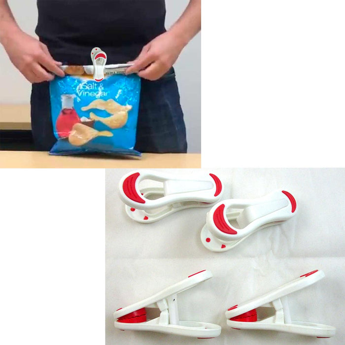 20 Kitchen Chip Snack Food Storage Sealing Bag Clips Clamps Multi Purpose Craft