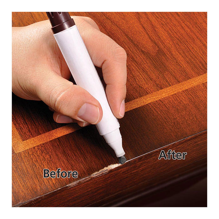 13PC Furniture Marker Crayons Repair Kit Wood Touch Up Scratch Filler Remover