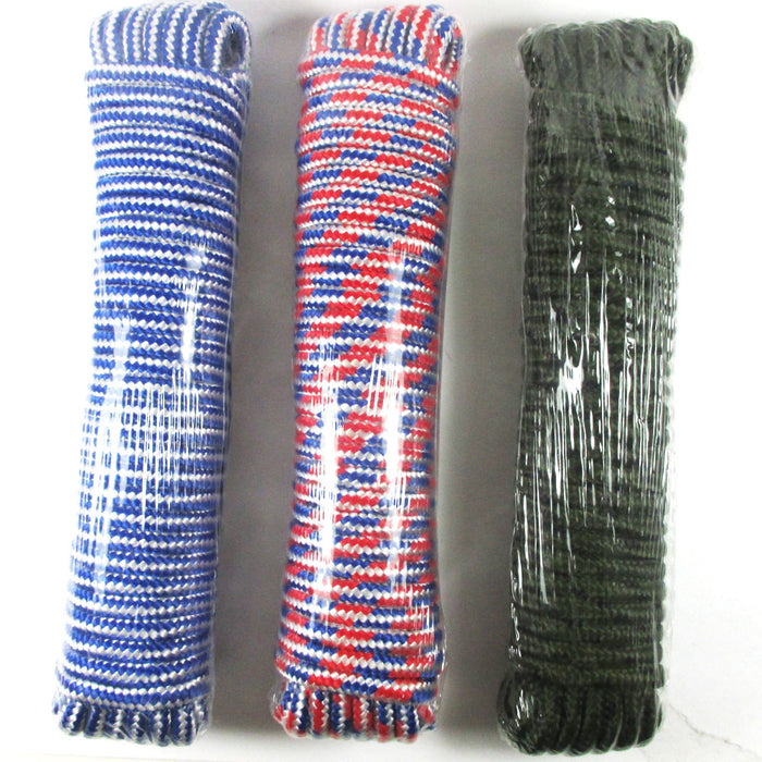3 Diamond Braid Started Pull Rope 5/16" Lawn Mowers Heavy Duty Saw Push Strength