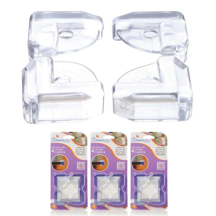 12 Pc Corner Protector L-Shape Baby Child Safety Cushion Table Edge Desk Guard !