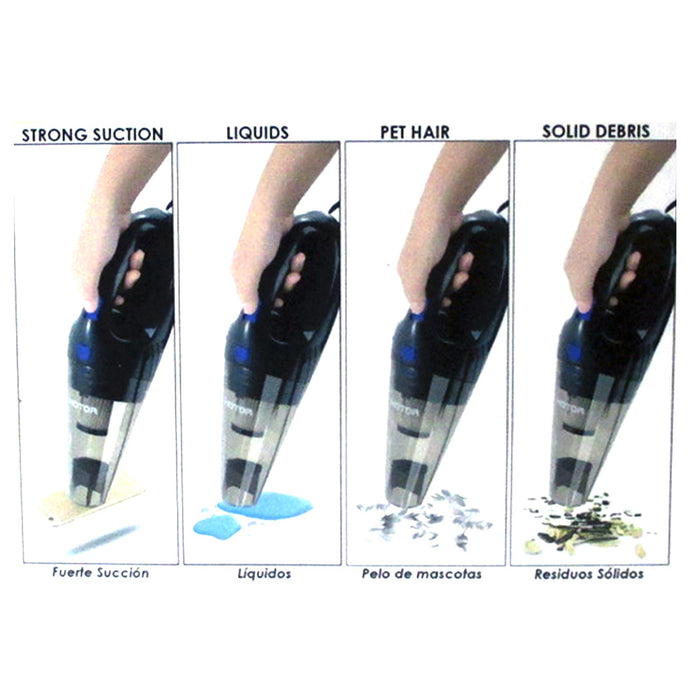Portable Cordless Car Vacuum Cleaner Dry Wet 12V Dirt Handheld Small Home Clean