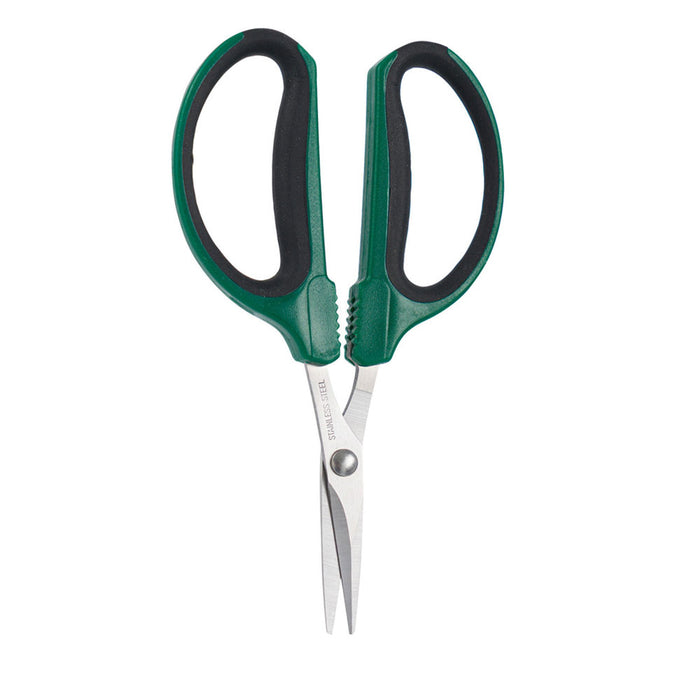 6" Plant Trimmer Garden Pruning Scissors Stainless Steel Bonsai Straight Shears