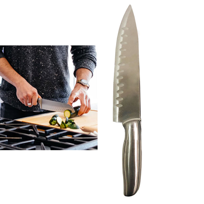 1 Pc Santoku Knife Sharp Japanese Kitchen Cooking Chef Sushi Fish Meat Vegetable