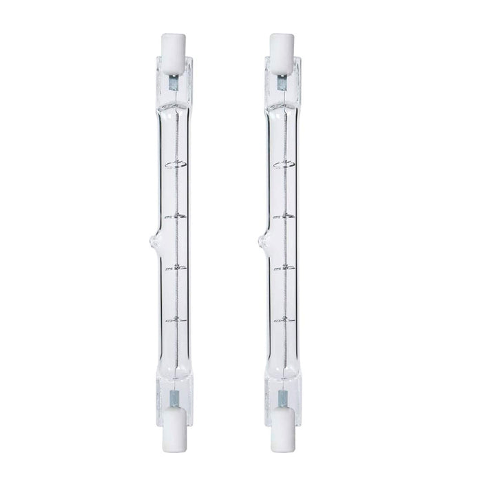 2 Pc Halogen Light Bulb 120V 300W 300 Watt J Type Double Ended T3 Lighting 4.6"