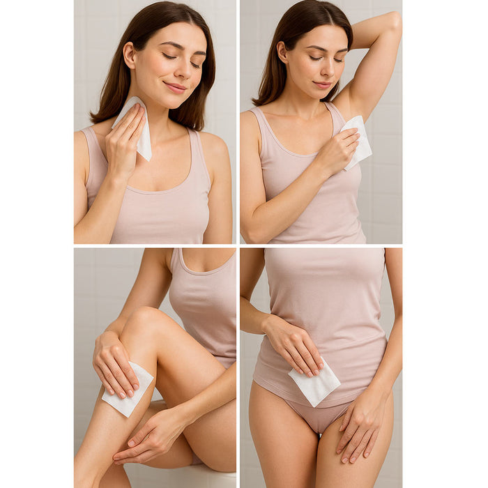 160 Sensitive Daily Gentle Feminine Wipes Cloths Soft Cleansing Removes Odor 4pk