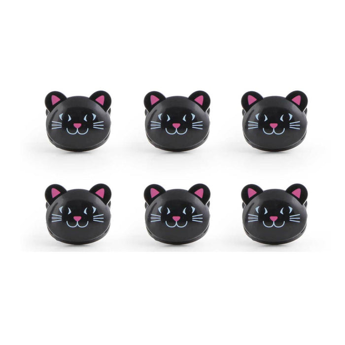 6 Kikkerland Cat Bag Clips Sealing Chips Food Storage Seal Tight Kitchen Snack !