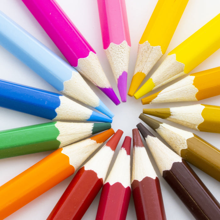 96 Colored Pencils Bright Pre-Sharpened Drawing Adult Coloring School Kids Bulk