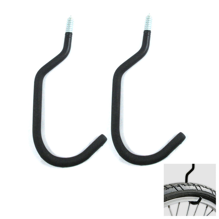 2 Jumbo 9" Bicycle Hook Bike Storage Cycling Wall Ceiling Hanger Mount Garage !