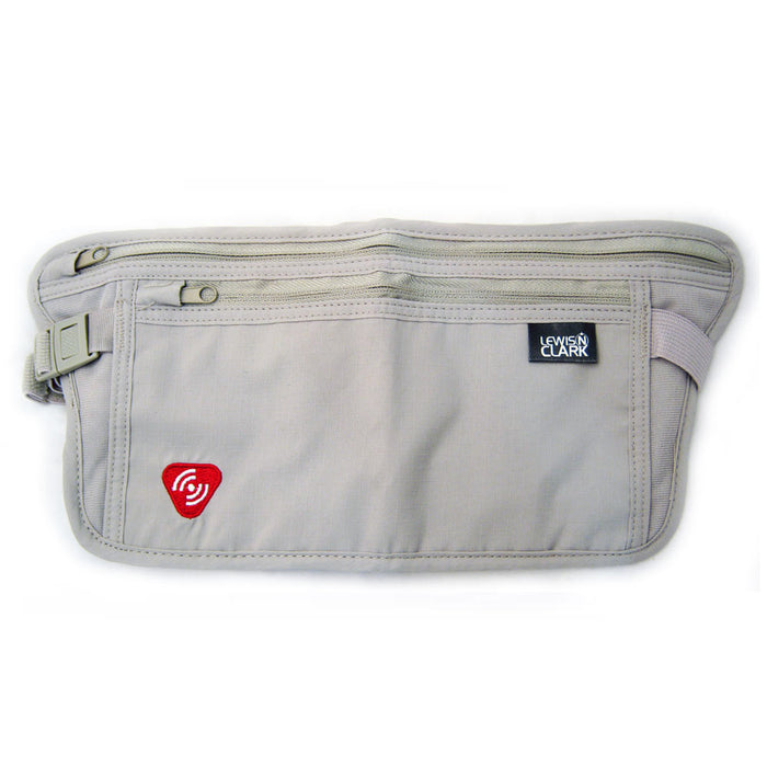 Lewis N Clark Money Stash Belt Pouch RFID Blocking Passport Id Holder Security