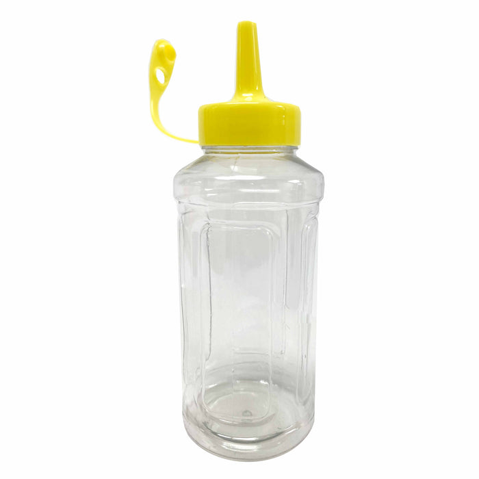 12 Pack Plastic Condiment Squeeze Bottles Twist Cap 10oz Sauce Ketchup Oil BBQ