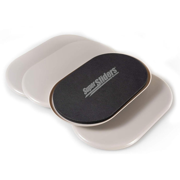 8 Pk Jumbo Furniture Sliders Glides 9.5" Oval Multi Surface Pad Floor Protector