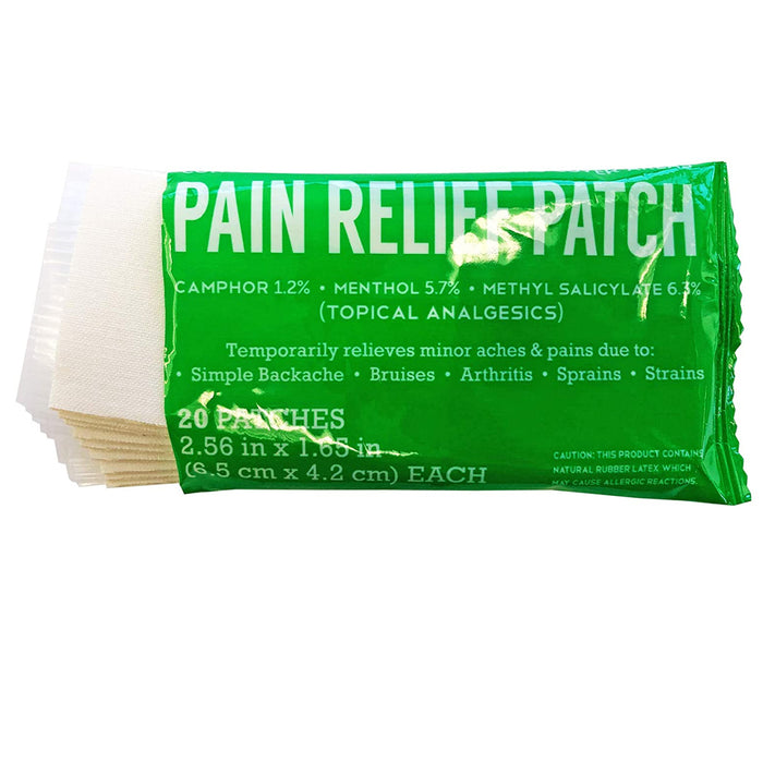 20 Pc Coralite Pain Relief Extra Strength Menthol Patch Heat Therapy Hot Press