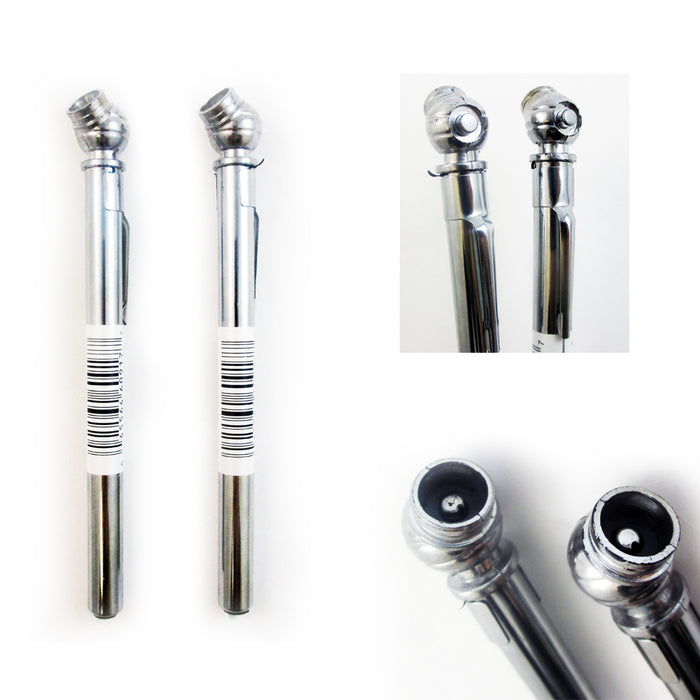2 Aluminum Tire Pressure Gauges Air Tyre New Auto Tool Car Truck Bike Hobby Home