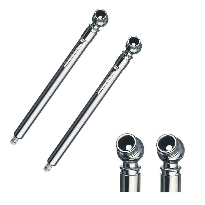 2 Aluminum Tire Pressure Gauges Air Tyre New Auto Tool Car Truck Bike Hobby Home