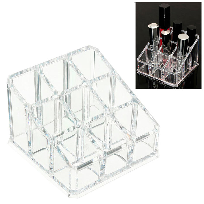 Cosmetics Organizer Vanity Accessories Storage Makeup Holder Cabinet Stand Clear