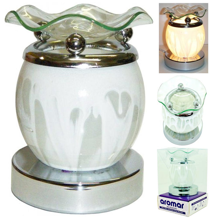 Electric Touch Aroma Lamp Scents Oil Warmer Fragrance Diffuser Holder Wax Burner