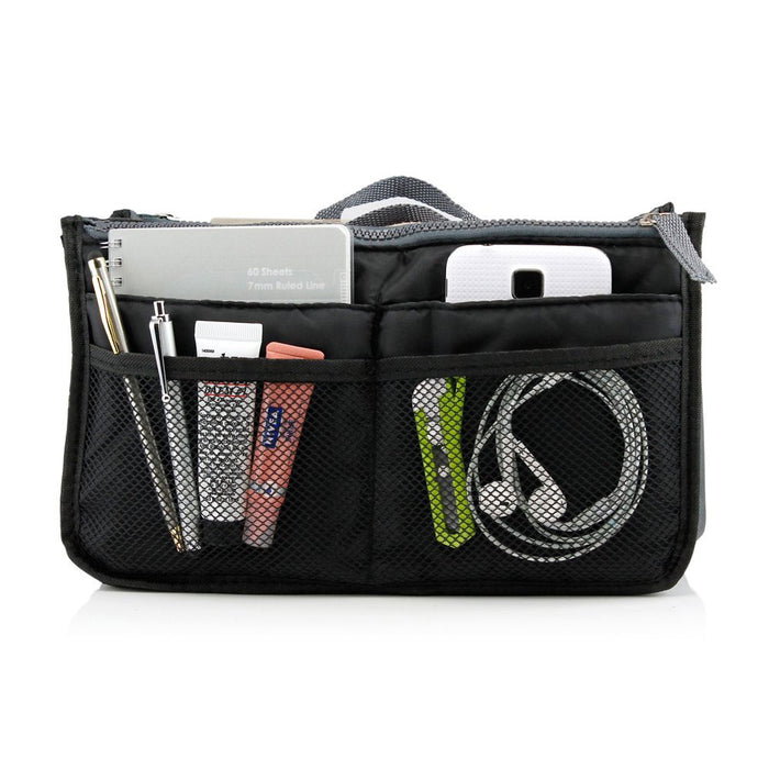 Women Handbag Organizer 12 Pockets Purse Liner Tote Tidy Bag Pouch Travel New