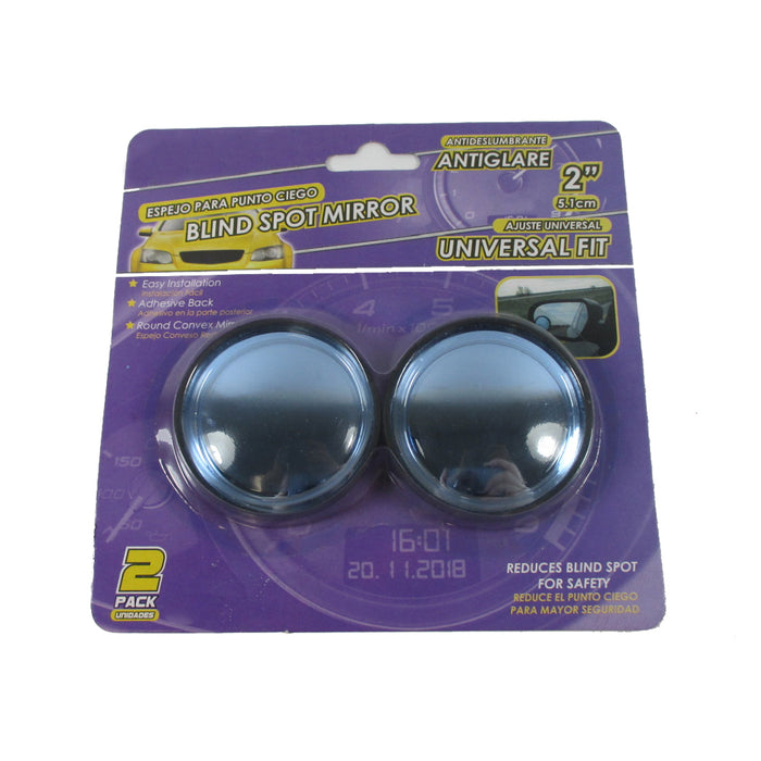 2 Blind Spot Mirror Universal 2" Round Convex View Rear Side Add Car Auto Safety
